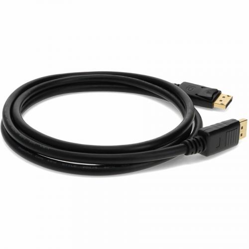 5PK 6ft DisplayPort 1.2 Male To DisplayPort 1.2 Male Black Cables For Resolution Up To 3840x2160 (4K UHD) Alternate Image5/500