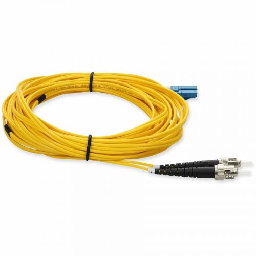 AddOn 1m LC (Male) To ST (Male) Yellow OS2 Duplex Fiber OFNR (Riser Rated) Patch Cable Alternate-Image5/500
