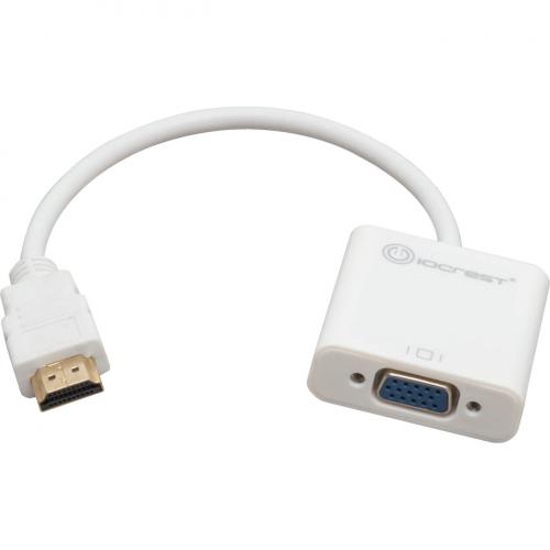 IO Crest Active HDMI To VGA Adapter With Audio Support Via 3.5mm Jack Alternate-Image5/500