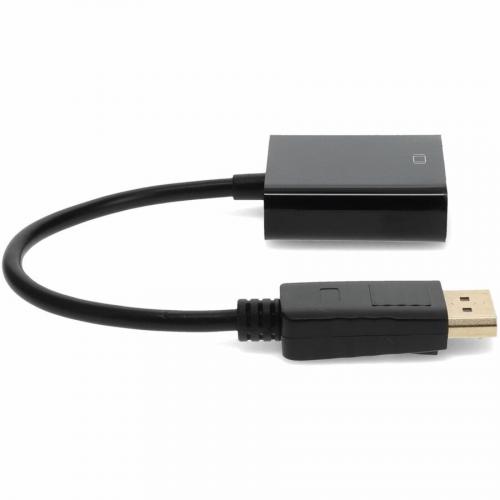 HP AS615AA Compatible DisplayPort 1.2 Male To VGA Female Black Adapter For Resolution Up To 1920x1200 (WUXGA) Alternate Image5/500