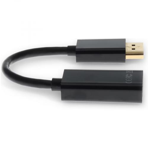 HP BP937AA Compatible DisplayPort 1.2 Male To HDMI 1.3 Female Black Adapter Which Requires DP++ For Resolution Up To 2560x1600 (WQXGA) Alternate-Image5/500