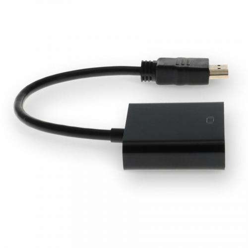 HP H4F02UT#ABA Compatible HDMI 1.3 Male To VGA Female Black Active Adapter For Resolution Up To 1920x1200 (WUXGA) Alternate Image5/500