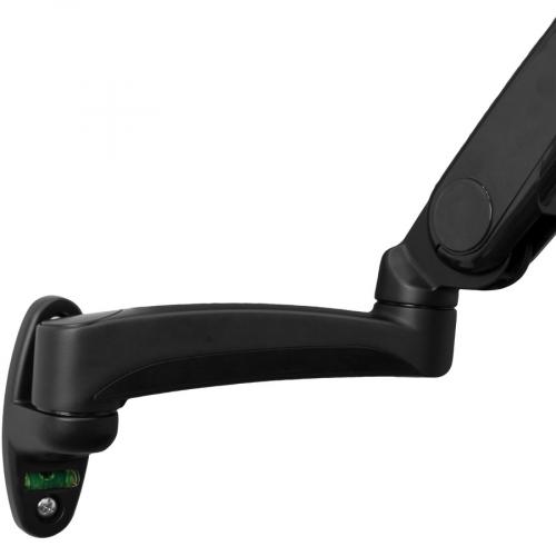 StarTech.com Single Wall Mount Monitor Arm, Gas Spring, Full Motion Articulating, For VESA Mount Monitors Up To 34" (19.8lb/9kg) Alternate-Image5/500