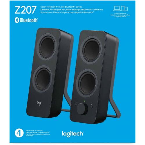 Logitech Z207 Bluetooth Speaker System   5 W RMS   Black Alternate-Image5/500