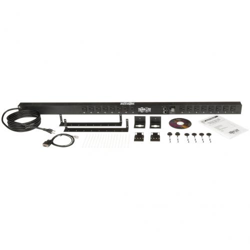 Tripp Lite By Eaton 1.4kW Single Phase Monitored PDU With LX Platform Interface, 120V Outlets (16 5 15R), 10 Ft. (3.05 M) Cord With 5 15P Plug, 0U, TAA Alternate-Image5/500