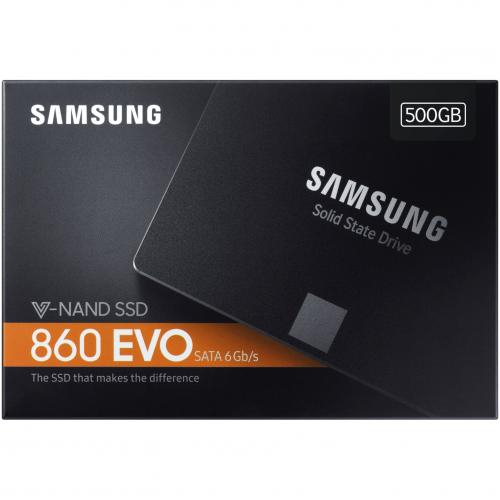 Samsung 860 EVO MZ 76E500E 500 GB Solid State Drive   2.5" Internal   SATA (SATA/600) Alternate-Image5/500