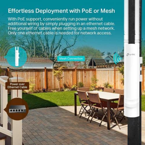 TP Link EAP225 Outdoor   Omada AC1200 Wireless Gigabit Outdoor Access Point Alternate-Image5/500