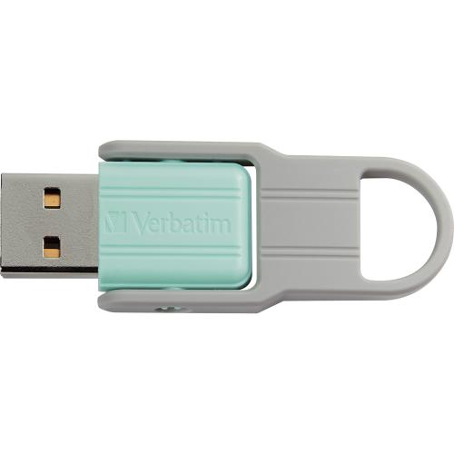 32GB Store 'n' Flip&reg; USB Flash Drive   2pk   Blue, Mint Alternate-Image5/500