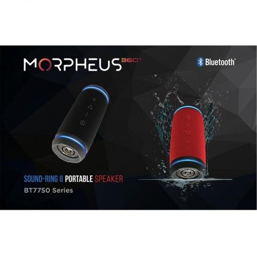 Morpheus 360 Sound Ring II Wireless Portable Speakers   Waterproof Bluetooth Speaker   BT7750BLK Alternate-Image5/500