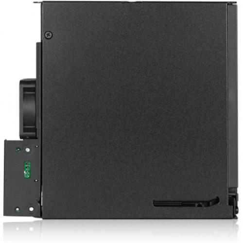 Icy Dock ToughArmor MB606SPO B Drive Enclosure For 5.25"   Serial ATA/600 Host Interface Internal   Black Alternate-Image5/500