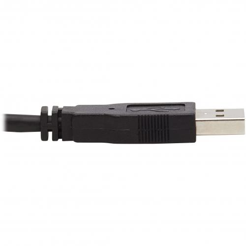 Tripp Lite By Eaton Dual DisplayPort KVM Cable Kit   DP, USB, 3.5 Mm Audio (3xM/3xM) + DP (M/M), 4K, 4:4:4, 6 Ft. (1.83 M), Black Alternate-Image5/500