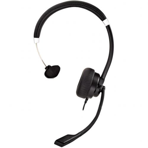V7 Deluxe USB Mono Headset With Boom Mic Alternate-Image5/500