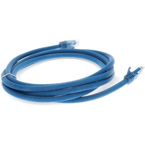 AddOn 10ft RJ 45 (Male) To RJ 45 (Male) Straight Blue Cat6A UTP PVC Copper Patch Cable Alternate-Image5/500