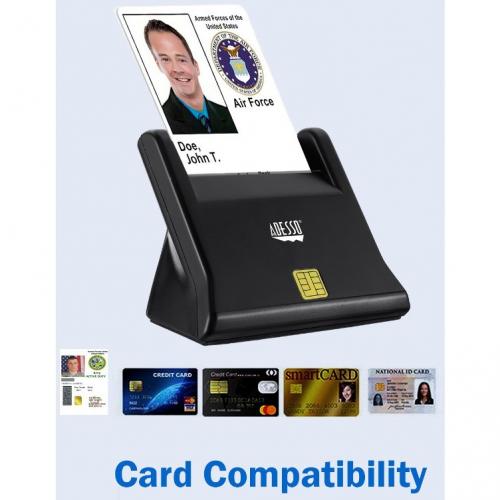 Adesso Desktop Smart Card Reader Alternate-Image5/500