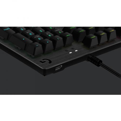 Logitech G512 RGB Mechanical Gaming Keyboard, GX Blue, USB Passthrough Alternate-Image5/500