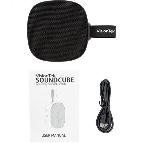 VisionTek Sound Cube Portable Bluetooth Speaker System   Black Alternate-Image5/500