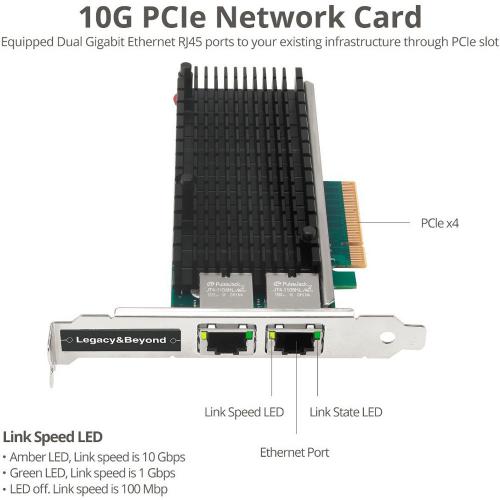 SIIG Dual Port 10G Ethernet Network PCI Express Alternate-Image5/500