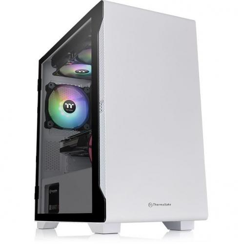 Thermaltake S100 Tempered Glass Snow Edition Micro Chassis Alternate-Image5/500