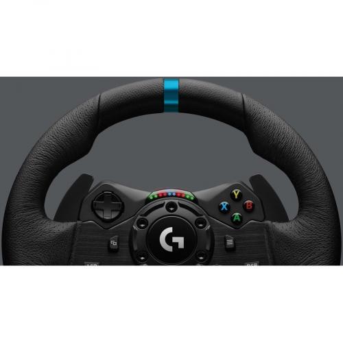 Logitech - G923 Racing Wheel and Pedals for PS5, PS4 and PC - Black - 4 Crew