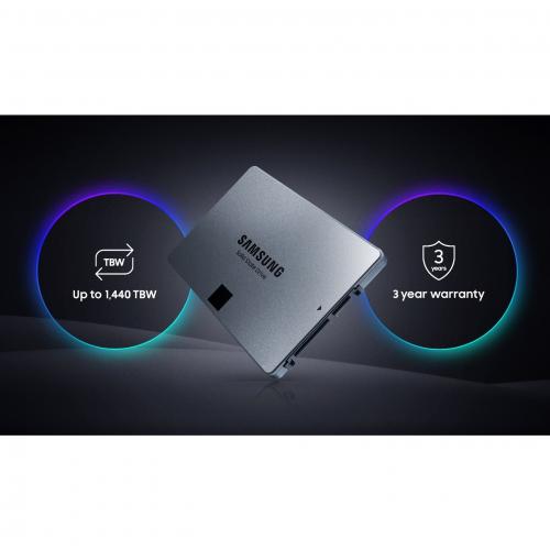 Samsung 870 QVO MZ 77Q4T0B/AM 4 TB Solid State Drive   2.5" Internal   SATA (SATA/600) Alternate-Image5/500