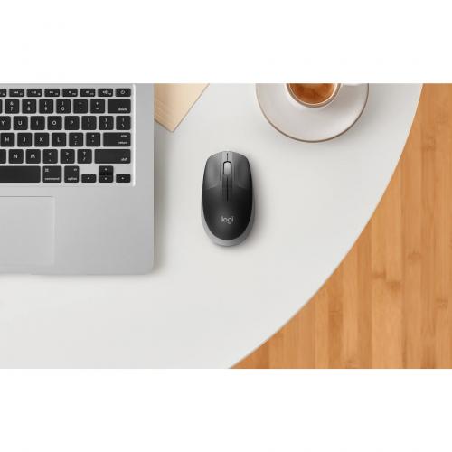 Logitech Wireless Mouse M190 - Full Size Ambidextrous Curve Design,  18-Month Battery with Power Saving Mode, Precise Cursor Control &  Scrolling, Wide