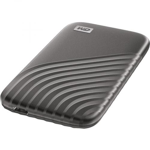 WD My Passport WDBAGF0010BGY WESN 1 TB Portable Solid State Drive   External   Space Gray Alternate-Image5/500