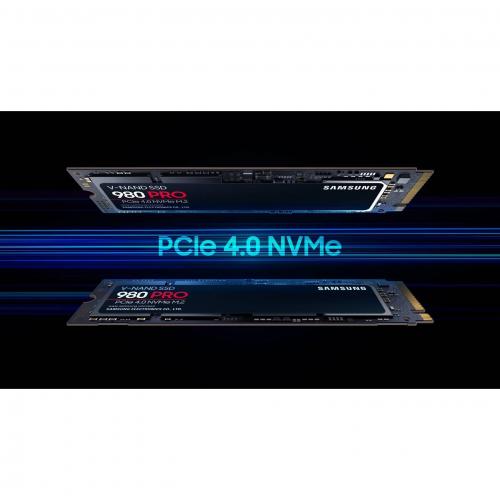 Samsung 980 PRO MZ V8P1T0B/AM 1 TB Solid State Drive   M.2 2280 Internal   PCI Express NVMe (PCI Express NVMe 4.0 X4) Alternate-Image5/500