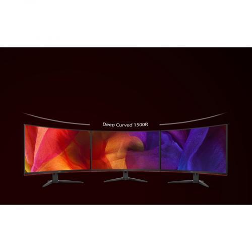 AOC C32G2E 32" Class Full HD Curved Screen Gaming LCD Monitor   16:9   Red, Black Alternate-Image5/500