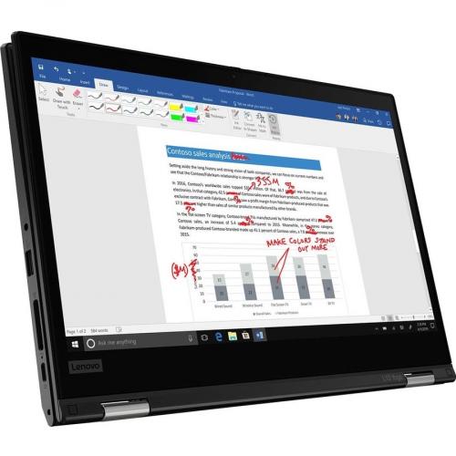 Lenovo ThinkPad L13 Yoga Gen 2 13.3" FHD Touchscreen 2 In 1 Laptop Intel Core I5 1145G7 8GB RAM 256GB SSD Intel Iris Xe Graphics Alternate-Image5/500