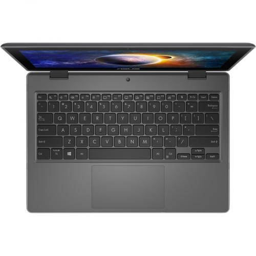 Asus BR1100F BR1100FKA XS04T 11.6" Touchscreen Rugged Convertible 2 In 1 Notebook   HD   1366 X 768   Intel Celeron N4500 Dual Core (2 Core) 1.10 GHz   4 GB Total RAM   128 GB Flash Memory   Dark Gray Alternate-Image5/500