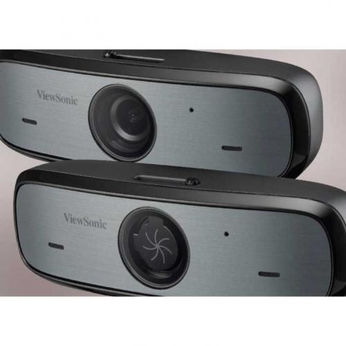 Viewsonic USB Video Conferencing Camera   30 Fps   Black, Silver   Micro USB   1920 X 1080 Video   Microphone Alternate-Image5/500