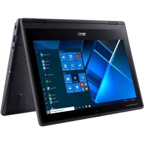 Acer TravelMate Spin B3 B311R 31 TMB311R 31 C8GZ 11.6" Touchscreen Convertible 2 In 1 Notebook   HD   1366 X 768   Intel Celeron N4020 Dual Core (2 Core) 1.10 GHz   4 GB Total RAM   64 GB Flash Memory Alternate-Image5/500