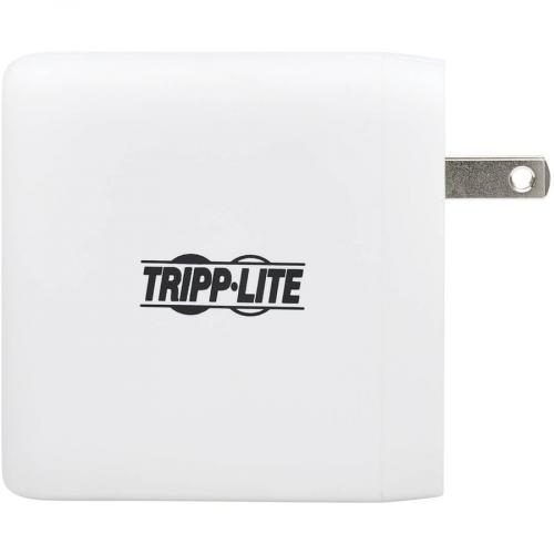 Tripp Lite By Eaton Compact 1 Port USB C Wall Charger   GaN Technology, 100W PD3.0 Charging, White Alternate-Image5/500