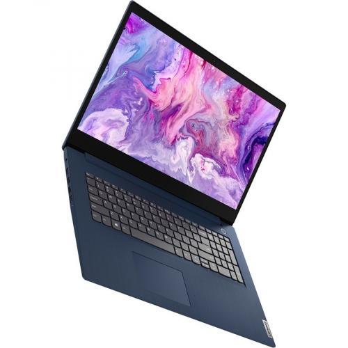 Lenovo IdeaPad 3 17.3" Laptop Intel Core I7 1065G7 8GB RAM 256GB SSD Abyss Blue   10th Gen I7 1065G7 Quad Core   In Plane Switching (IPS) Technology   Windows 10 Home   7.4 Hr Battery Life Alternate-Image5/500