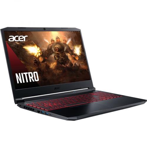 Acer Nitro 5 15.6" Gaming Notebook 144Hz AMD Ryzen 7 5800H 16GB RAM 256GB SSD NVIDIA GeForce GTX 1650 4 GB Shale Black Alternate-Image5/500