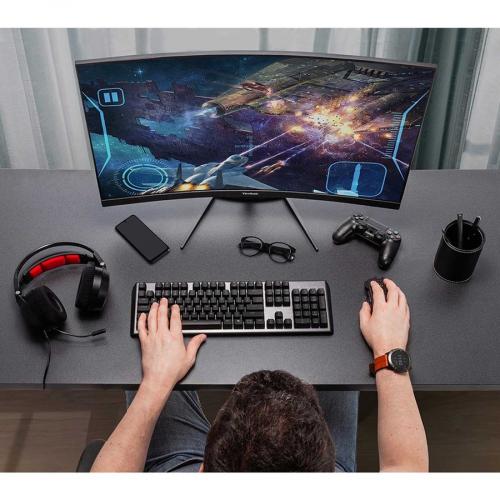 ViewSonic OMNI VX3418 2KPC 34 Inch Ultrawide Curved 1440p 1ms 144Hz Gaming Monitor With FreeSync Premium, Eye Care, HDMI And Display Port Alternate-Image5/500