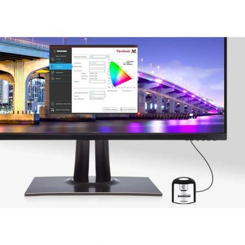 ViewSonic VP2756 4K 27 Inch Premium IPS 4K Ergonomic Monitor With Ultra Thin Bezels, Color Accuracy, Pantone Validated, HDMI, DisplayPort And USB C For Professional Home And Office Alternate-Image5/500