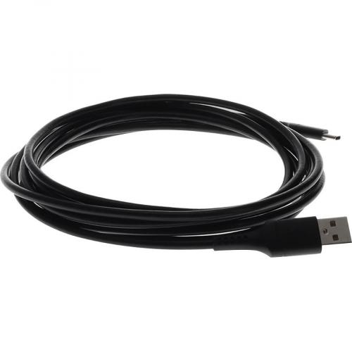 AddOn 2.0m (6.6ft) USB C Male To USB 2.0 (A) Male Sync And Charge Black Cable Alternate-Image5/500