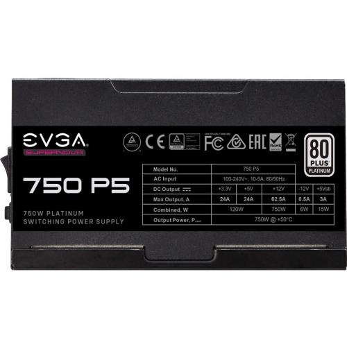 EVGA SuperNOVA 750 P5 750W Power Supply Alternate-Image5/500