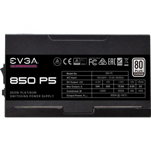 EVGA SuperNOVA 850P5 Power Supply Alternate-Image5/500