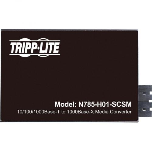 Tripp Lite By Eaton Hardened Gigabit Fiber To Ethernet Media Converter, 10/100/1000 Mbps, RJ45/SC Singlemode,  10?&deg; To 60?&deg;C, 10 Km (6.2 Mi.) Alternate-Image5/500