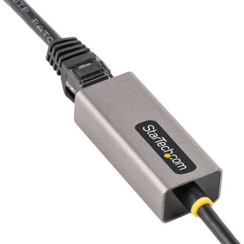 StarTech.com USB To Ethernet Adapter, USB 3.0 To 10/100/1000 Gigabit Ethernet LAN Adapter, 1ft/30cm Attached Cable, USB To RJ45 Adapter Alternate-Image5/500