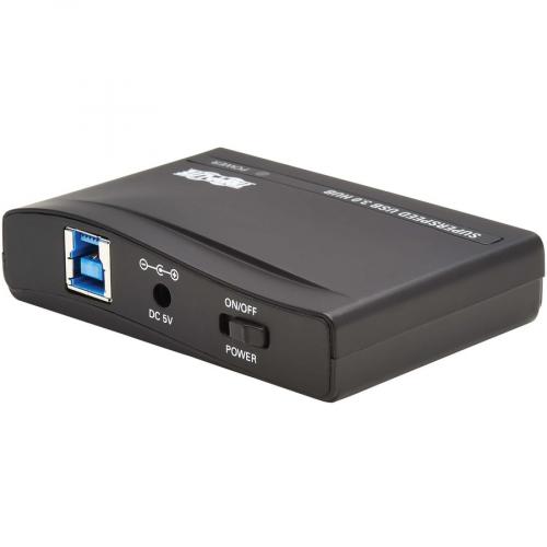 Tripp Lite By Eaton 4 Port USB A Mini Hub   USB 3.x (5Gbps), International Plug Adapters Alternate-Image5/500