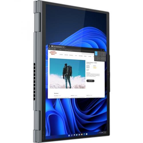 Lenovo ThinkPad X1 Yoga Gen 7 21CD000FUS 14" Touchscreen Convertible 2 In 1 Notebook   WUXGA   1920 X 1200   Intel Core I5 12th Gen I5 1240P Dodeca Core (12 Core)   16 GB Total RAM   16 GB On Board Memory   256 GB SSD   Storm Gray Alternate-Image5/500