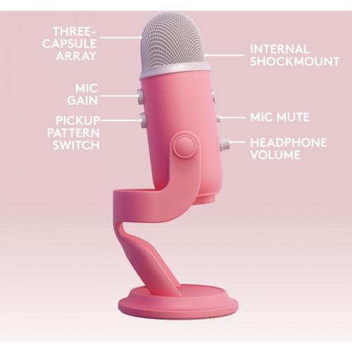 Blue Yeti Wired Microphone   Pink Dawn Alternate-Image5/500