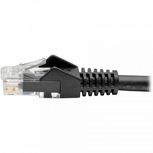 Eaton Tripp Lite Series Cat6 Gigabit Snagless Molded (UTP) Ethernet Cable (RJ45 M/M), PoE, Black, 7 Ft. (2.13 M) Alternate-Image5/500