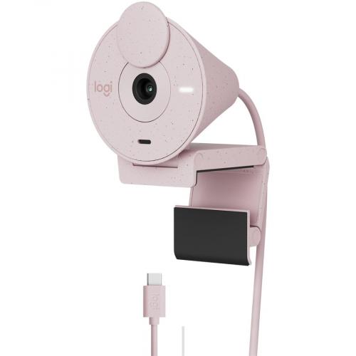 Logitech BRIO 300 Webcam   2 Megapixel   30 Fps   Rose   USB Type C   Retail Alternate-Image5/500