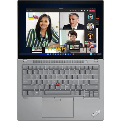 Lenovo ThinkPad T14 Gen 3 21AH00LKUS 14" Touchscreen Notebook   WUXGA   1920 X 1200   Intel Core I7 12th Gen I7 1260P Dodeca Core (12 Core) 2.10 GHz   16 GB Total RAM   16 GB On Board Memory   512 GB SSD   Storm Gray Alternate-Image5/500