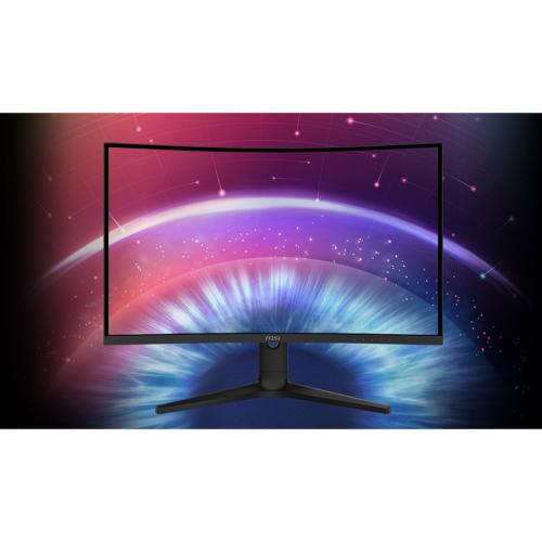 MSI Optix G271C E2 27" Class Full HD Curved Screen Gaming LCD Monitor   16:9   Metallic Black, Red Alternate-Image5/500