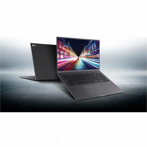 LG Ultra PC U 16U70Q N.APC5U1 16" Notebook   WUXGA   1920 X 1200   AMD Ryzen 5 5625U Hexa Core (6 Core) 2.30 GHz   8 GB Total RAM   512 GB SSD   Charcoal Gray Alternate-Image5/500